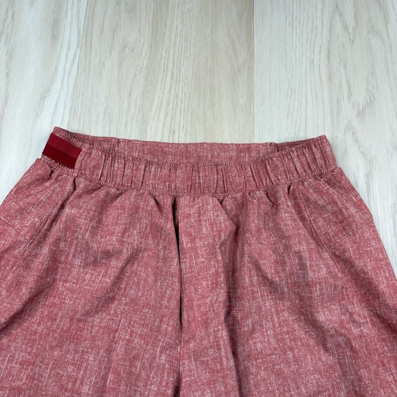 Lululemon Surge Shorts Lined Sunbleached Cayenne 6" Inseam Men's Size S Small - Picture 2 of 9
